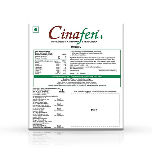 Vitabiotics Cinafen Tablets